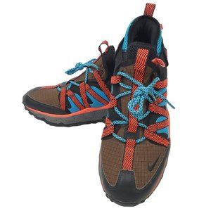 Nike Air Max 270 Bowfin Mens 10 Brown Blue Orange Trail Running Shoe AJ7200-200